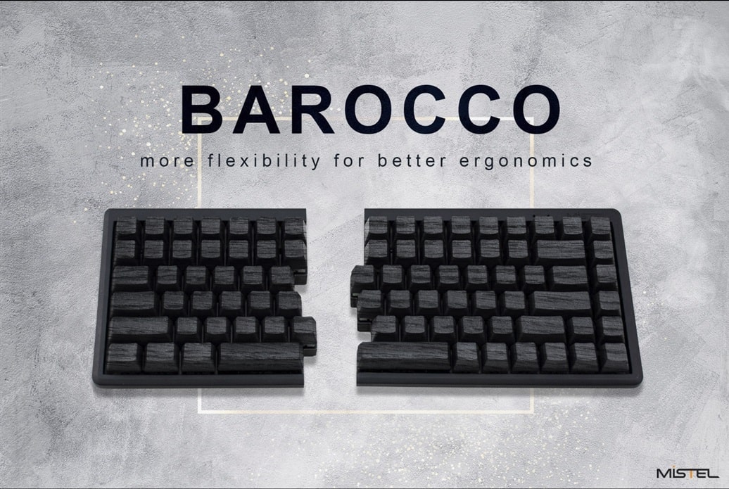 Mistelの新しい左右分離型メカニカルキーボードの｢BAROCCO MD770｣って 
